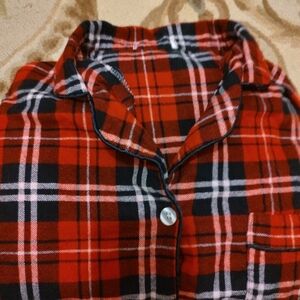 Red Plaid Kids Pajamas